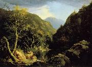 Thomas Cole Autumn in Catskills oil on canvas